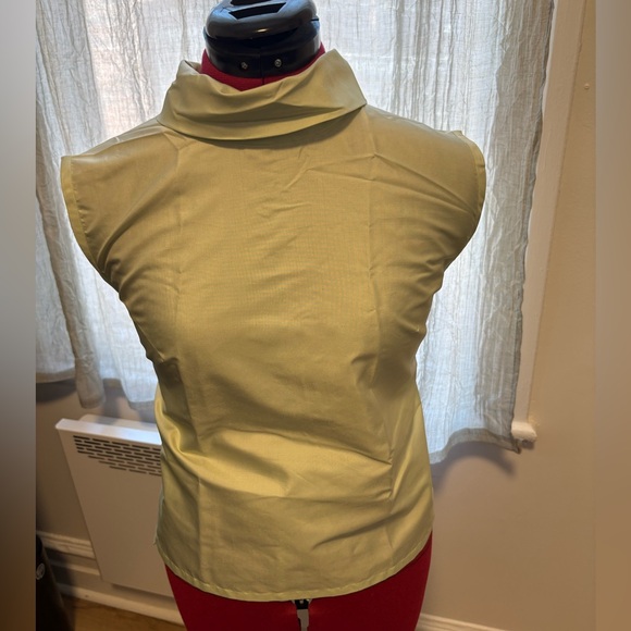 Thai Silk Green Wrap Top, Size S, very good condition - Picture 1 of 9